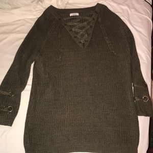 Olive Green Sweater